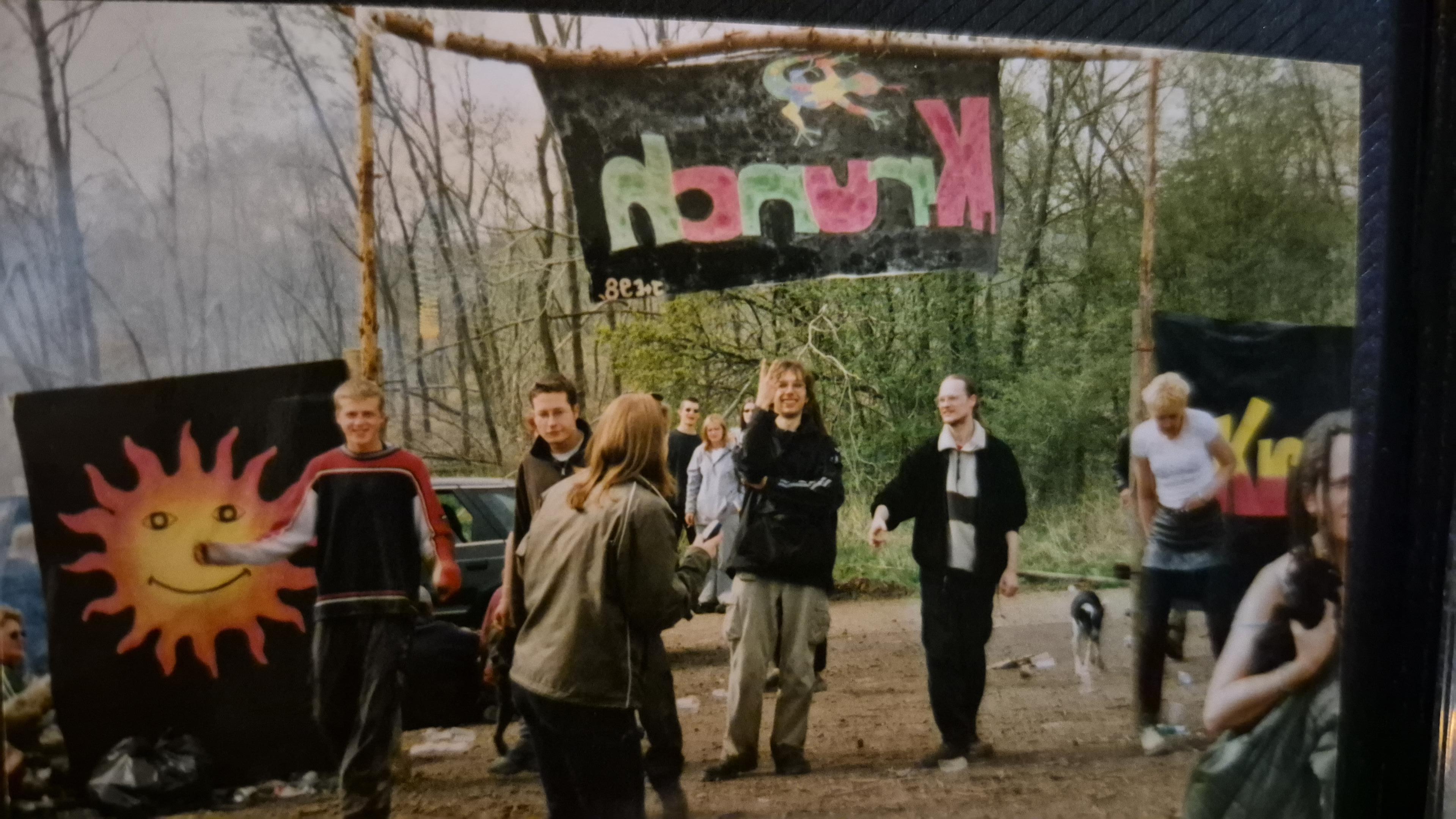Krunch Sound System woodland free party scene